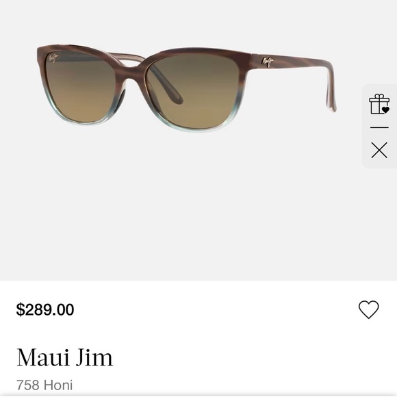 Maui Jim Gradient Brown Sunglasses
